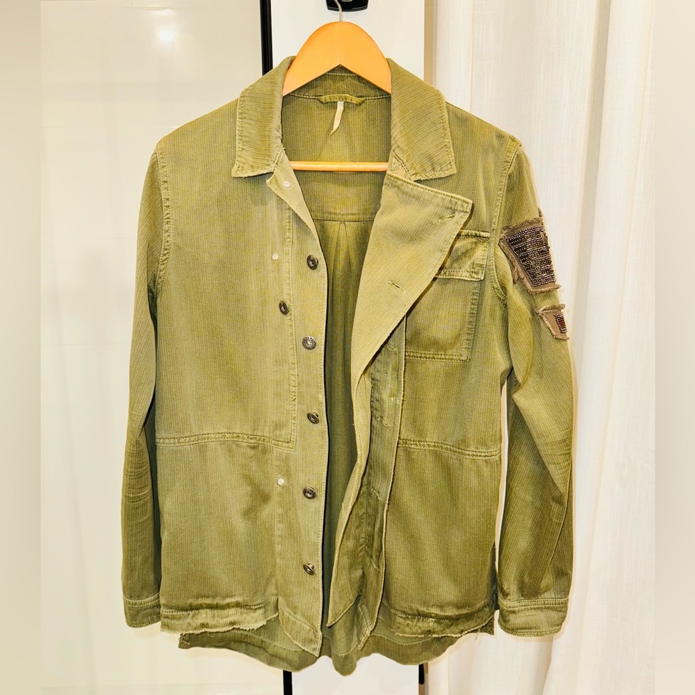 Free People Army Green Jacket Size XS